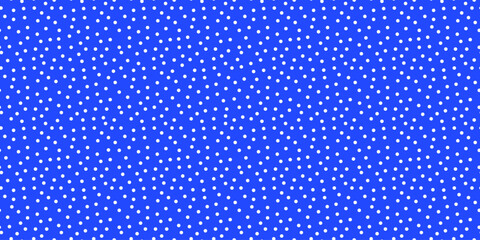 random dots texture. small polka dot seamless pattern background. blue and white dots