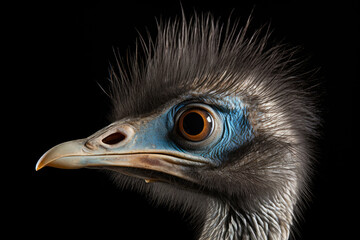 Fototapeta premium Portrait of emu close up