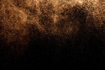 small drops of rain, snow on a black background. wind. Natural background