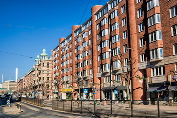 Fototapeta premium göteborg, schweden - shoppingmeile im stadtzentrum