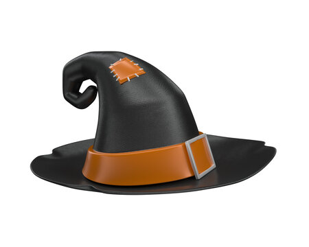 Witch Hat 3D Render for Halloween