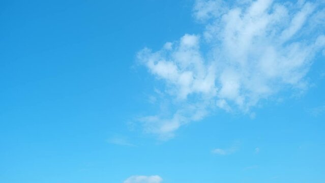 Clouds enter the scene like celestial dancers, each cloud unique in shape and texture, performing an elegant choreography that seems almost choreographed by the heavens themselves. Sky timelapse

