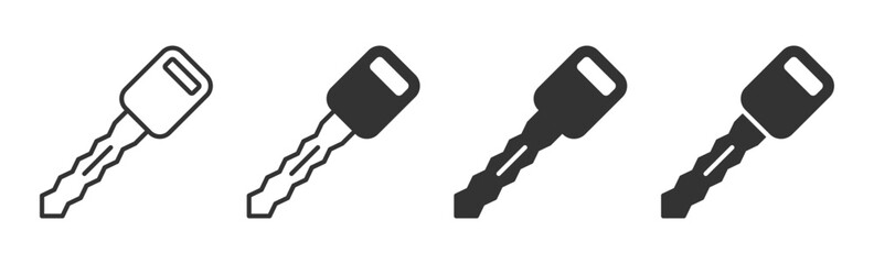Car keys icon. Vector illustration.
