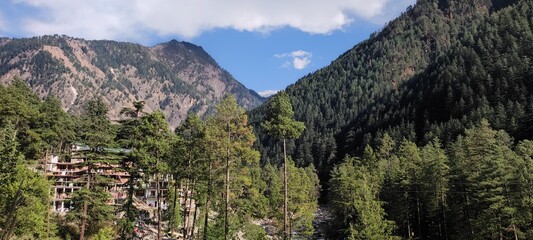 view of the mountains