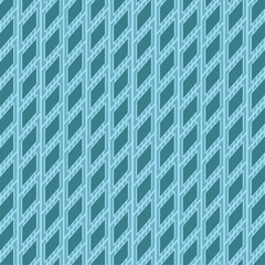 Geometric blue shape square background concept illustration vector seamless pattern
