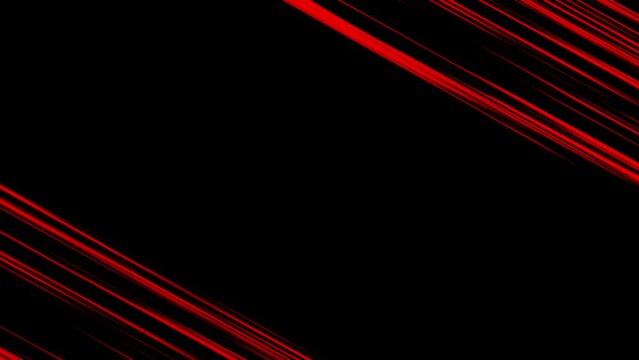 speed effect, red speed line on dark background