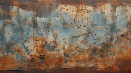 Rustic and weathered steel texture with corrosion and rust