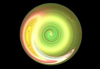 abstract background, unique illustration, multicolored fractal composition 