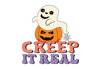 Hallowen Quote, Spooky Season,Retro Halloween, 