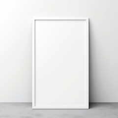 Mockup template. White blank empty screen