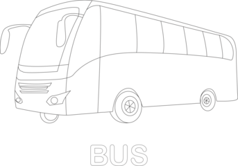 Gardinen Bus coloring page © muhammodhasan740