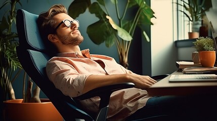 Office Zen Zone: Stress Relief for Guys relaxation, work pause, mental health