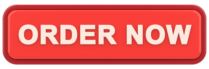 Order now button. 3D illustration.