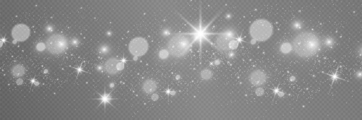 Brilliant dust vector shine. Glittering shiny ornaments for background. Vector illustration.	
