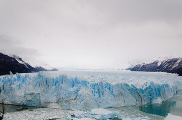 snow covered mountains