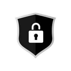 Security shield icon illustration vector sign