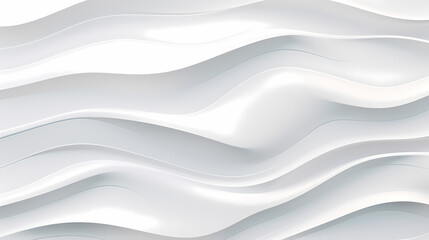 Clean and Abstract: 3D Rendered White Wallpaper