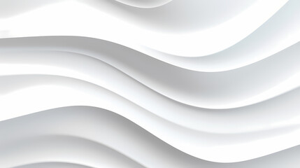 Sleek 3D Design: Abstract White Wallpaper Concept