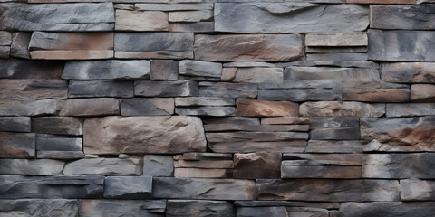 Obraz premium Textured natural beige grey stone wallpaper background with copy space