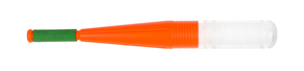 toy baseball bat isolated on white background