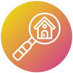 House search Vector Icon Design Illustration