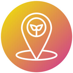 Pin Vector Icon Design Illustration