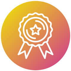 Award Vector Icon Design Illustration