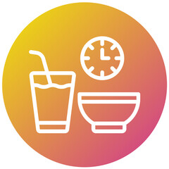 Fasting Vector Icon Design Illustration