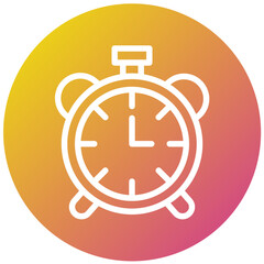 Alarm clock Vector Icon Design Illustration