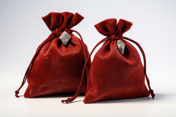 Red Velvet Jewelry Storage Bags