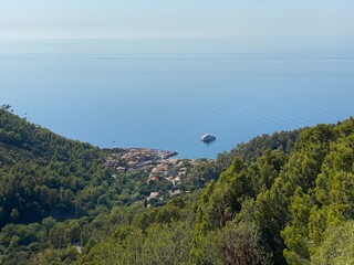 Mediterranean coast village