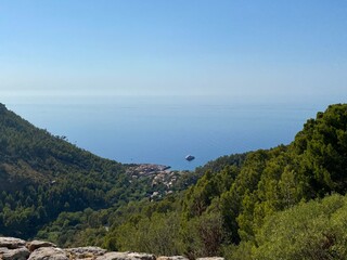Mediterranean coast village