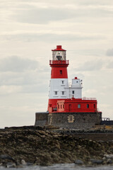 Fototapeta na wymiar Longstone Lighthouse, Outer Farne lighthouse on the Farne Island