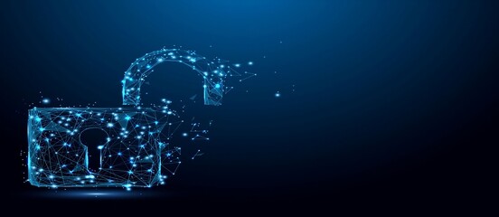 Cybersicherheits- und Datenschutzkonzepte zum Schutz von Daten. Schlosssymbol und Internet-Netzwerksicherheitstechnologie. Geschäftsmann schützt personenbezogene Daten auf Smartphones, virtuellen Bild