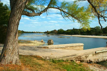 Foto op Plexiglas view of the lake during drought © Lana Mae Fotos