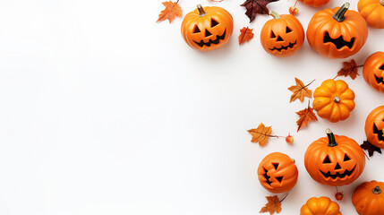 Halloween background with empty text space for banner and greetings card