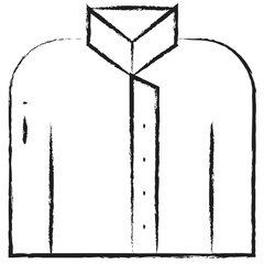 Hand drawn Jacket icon