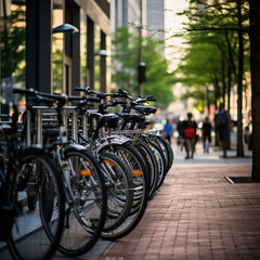 Obraz premium Senior citizens riding Bicycles 