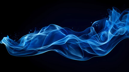 Blue visualization, this design was generated with artificial intelligence