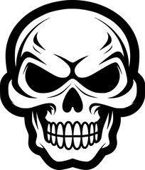 Fototapeta premium Hallowe'en | Black and White Vector illustration