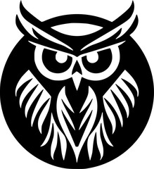 Fototapeta premium Owl - High Quality Vector Logo - Vector illustration ideal for T-shirt graphic
