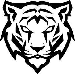 Tiger - High Quality Vector Logo - Vector illustration ideal for T-shirt graphic