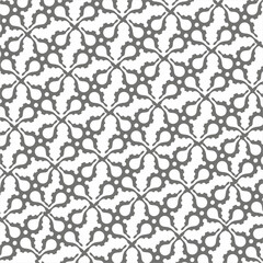 Seamless abstract design pattern of gear and water elements. Used for design surfaces, fabrics, textiles.