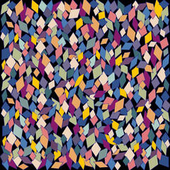 Fondo abstracto geométrico con rombos de colores en tonos pastel.