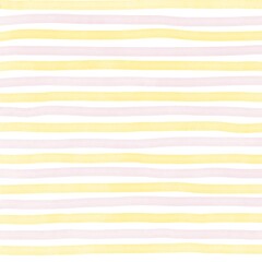 Pink Yellow Stripe Hand Drawn Background