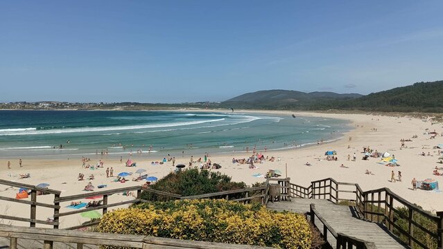 Playa de San Xurxo en Ferrol, Galicia