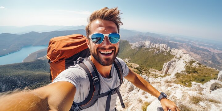 Mountain Selfie Adventure, Generative AI