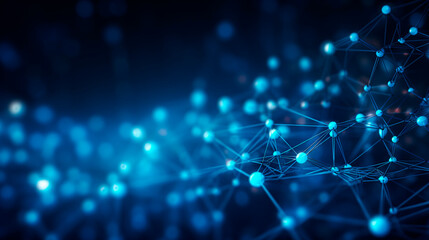 Abstract Digital Connections with Data and Blockchain Technology. Abstrackt Background and Wallpaper	
