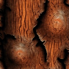 Seamless Tree Texture in Close-Up: A Detailed and Natural Design Element for Your Projects
