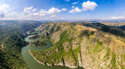 Viewpoint Vidikovac Molitva, canyon of Uvac river, Serbia